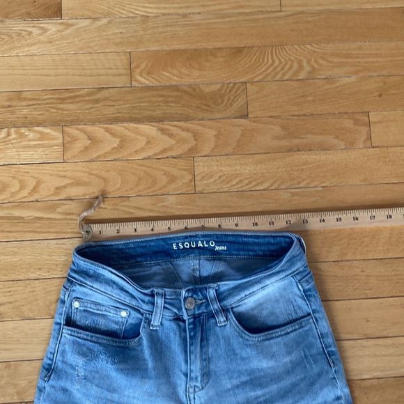 ESQUALO Jeans light wash skinny size 6 - Picture 6 of 9